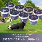 庄原産生乳使用 手造りアイスセット 8個入り