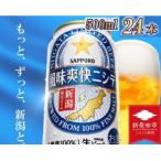 ふるさと納税 新発田市 食に合う、新潟ならではのビール!風味爽快ニシテ 新潟限定ビイル 500ml×24 サッポロビール