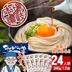 ふるさと納税 まんのう町 ふるさと納税【讃岐うどんのこんぴらや】本場讃岐半生うどん『讃岐麺維新』24食セット(2人前12袋)