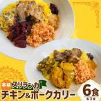 本格スリランカ チキン&ポークカリーセット