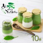 菓子 プリン めっ茶イケてるそのぎ茶プリン10個セット