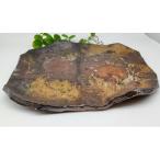 備前焼たたき大角皿 登り窯
