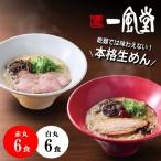 ふるさと納税 茅野市 訳あり 本格生麺 豚骨ラーメン 業務用 簡易梱包 一風堂 白丸 赤丸 食べ比べ 12食セット 細麺