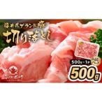 ふるさと納税 越前町 「福井県ブランド豚」ふくいポーク 切り落とし 500g(500g × 1パック)