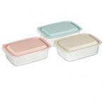 フタをしたまま使える電子レンジ対応保存容器 700ml
