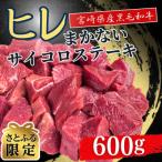 ふるさと納税 小林市 宮崎県産黒毛和牛まかないヒレサイコロステーキ