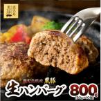 黒豚 生ハンバーグ800g 80g×10個