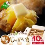 ふるさと納税 別海町 越冬じゃがいも10kg 北海道 訳あり おまかせ1種 きたあかり 男爵 など じゃがバターに合う