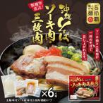 ふるさと納税 西原町 沖縄そば と ソーキ肉&三枚肉の欲張り6人前セット 本格的な沖縄の味をご自宅で!