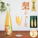 ストレート果汁100% 梨ジュース 芳賀一笑 500ml×2本セット