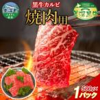 美深黒牛 カルビ 焼肉用 500g×1パック
