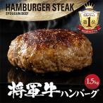 ショッピングふるさと納税 ハンバーグ ふるさと納税 津山市 【将軍牛】特選ハンバーグ 1.5kg 150g×10個 数量限定