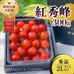 ふるさと納税 寒河江市 2026年 さくらんぼ「 紅秀峰 」300g 秀品 2Lサイズ (300g×1) 山形県産