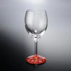 紀州塗り ワイングラス 蒔絵 紅葉 赤 300ml