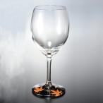 紀州塗り ワイングラス 蒔絵 紅葉 黒 300ml