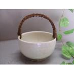 つる付粉引無地花入れ nha-044
