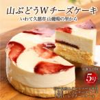お誕生日用 山ぶどうWチーズケーキ 5号