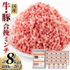 牛 豚合挽ミンチ 計8kg