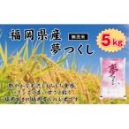 ショッピングふるさと納税 無洗米 ふるさと納税 赤村 《無洗米》【令和7年産】【食味鑑定士厳選】福岡県産 夢つくし5kg(5kg×1袋)(赤村)