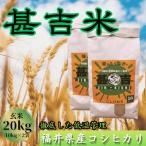 甚吉米 コシヒカリ 玄米 10kg×2袋