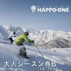 2026-2027白馬八方尾根スキー場シーズン券