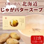 ふるさと納税 北見市 大地の恵み「北海道じゃがバタースープ」12食分(12袋入り×1箱)