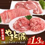 産やまと豚5種約1.3kg 肉 豚肉 小分け