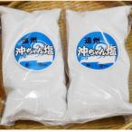 遠州沖ちゃんクラブ 掛川産 天日干しで作った塩 500g×2袋