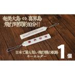 奄美大島⇔喜界島 日本で最も短い飛行機の航路キーホルダー