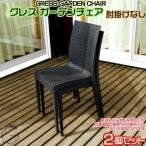グレス ガーデンチェア 肘掛けなし2脚 西濃運輸営業所引き…