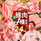 ふるさと納税 泉佐野市 国産豚肉 4種 福袋 2.4kg 氷温熟成×極味付け 小分け 300gパック mrz0340