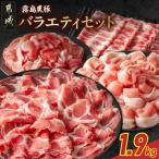 霧島黒豚バラエティセット1.9kg 霧島黒豚
