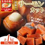 生食用 サーモン ブロック 計1kg