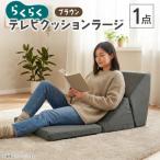 らくらくテレビクッションラージ ブラウン