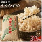 近江米きぬむすめ玄米30kg