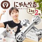 にゃんべる 猫の手+ダンベル 1kg×2本セット