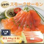 サーモン スモークサーモン トラウト 片身3.4kg