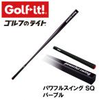 パワフルスイングSQ パープル グリップ付バット型