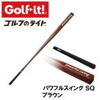 パワフルスイングSQ ブラウン グリップ付バット型