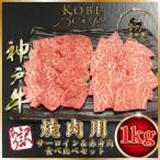 訳あり 赤身&amp;サーロイン 焼肉用 1Kg