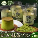 葉山ビーカープリン マーロウ 宇治抹茶プリン