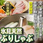 氷見天然ブリしゃぶしゃぶ用220g〈冷凍〉