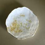 豆皿 口金ロック 古代金箔純白