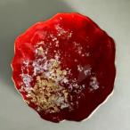 豆皿 口金ロック 古代金箔本朱