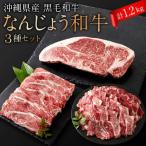 黒毛和牛 なんじょう和牛3種セット 約1.2kg