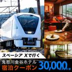 ふるさと納税 日光市 スペーシア Xで行く、鬼怒川金谷ホテル宿泊 30,000ポイント分