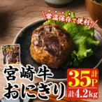 宮崎牛 おにぎり 計4.2kg