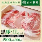 黒豚しゃぶしゃぶセット 黒豚肩ロース&amp;黒豚モモ&amp;黒…