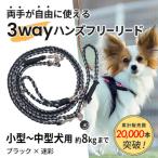 3WAYハンズフリーリード 小型~中型犬用