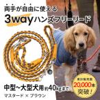 3WAYハンズフリーリード 中型~大型犬用